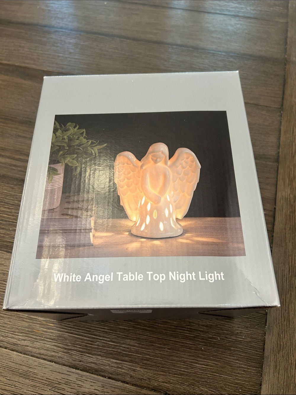 White Angel Table Top Night Light - Unbranded